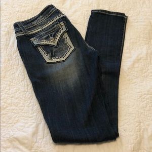 Miss Me Skinny Jeans size 26x34